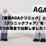 東京AGAクリニック　クリニックフォア　AGA治療